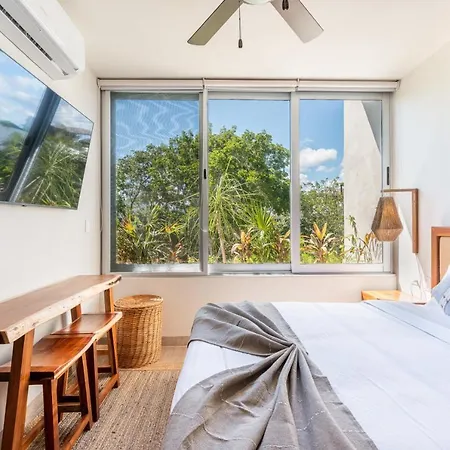Nhoa 307B Lux 1Br Condo Pool View In Aldea Zama